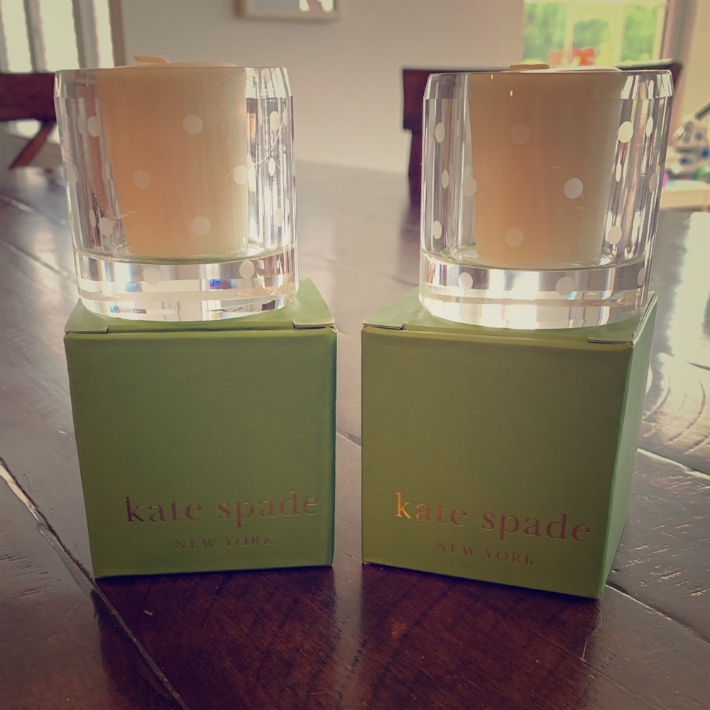 New In Box - 2 Kate Spade Larabee Dot Votives